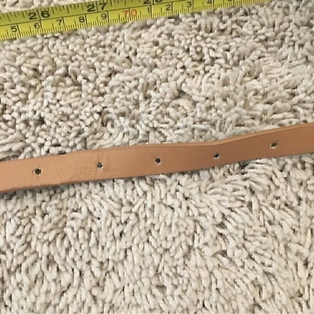Girls tan and gold belt